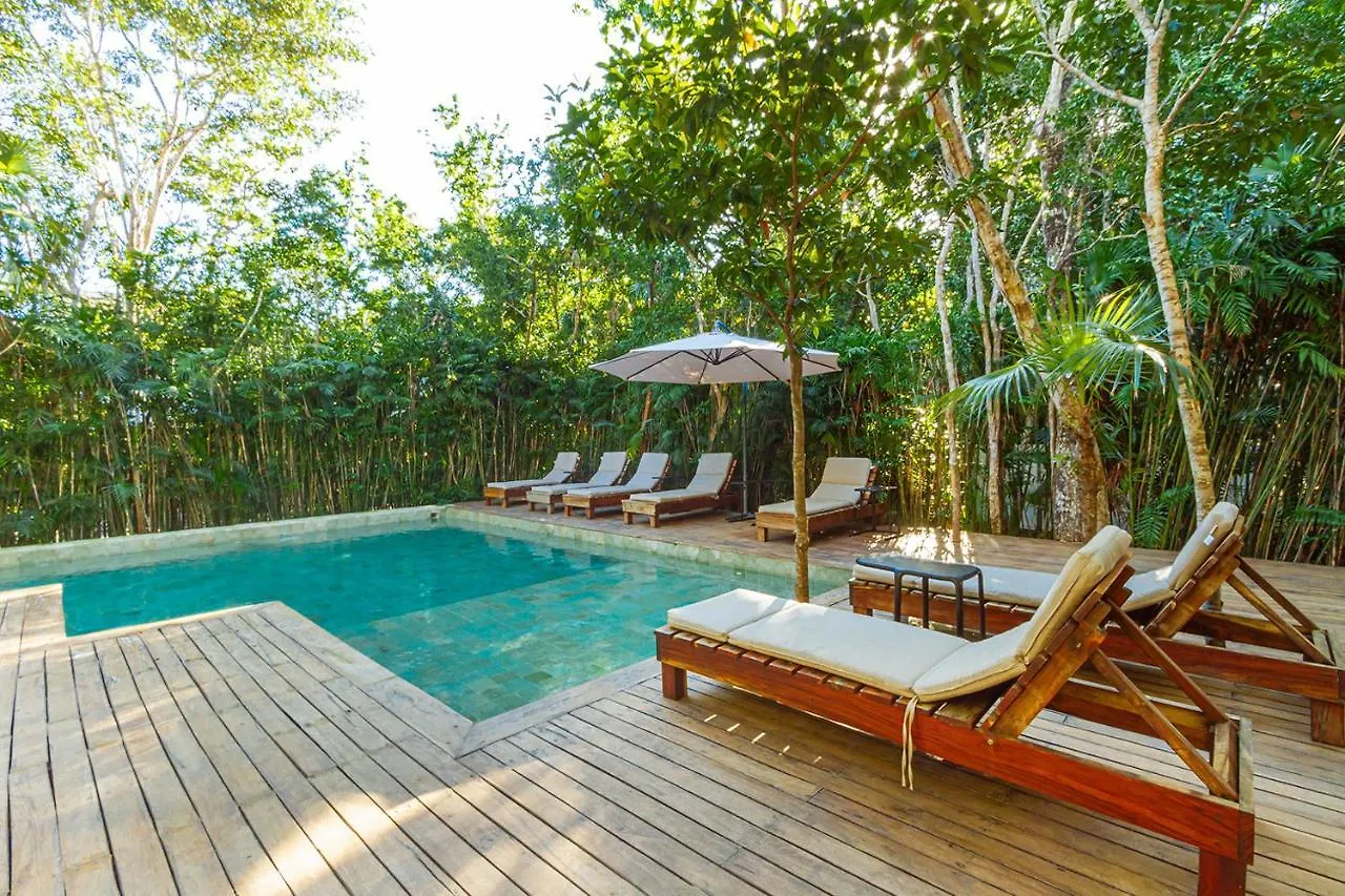 Amazing 3Br & Private Patio With Pool In Mun 32 Tulum Villa 0*,