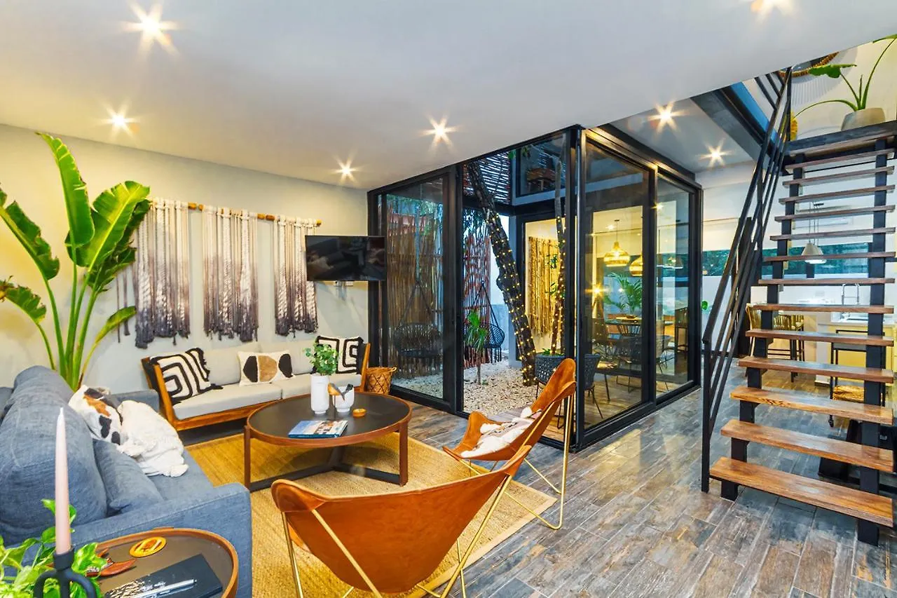 Amazing 3Br & Private Patio With Pool In Mun 32 Tulum Villa Mexico