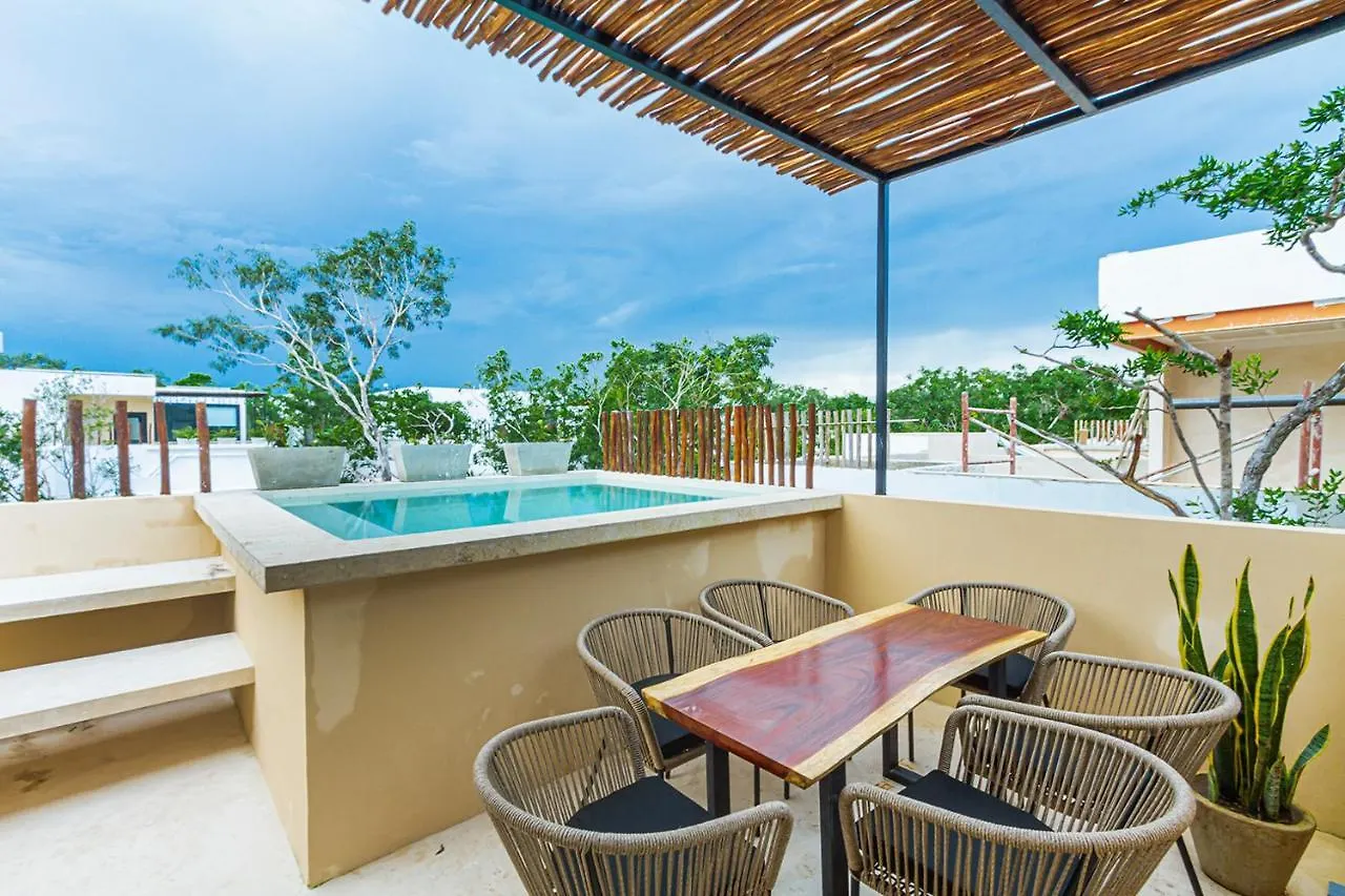 Amazing 3Br & Private Patio With Pool In Mun 32 Tulum Villa