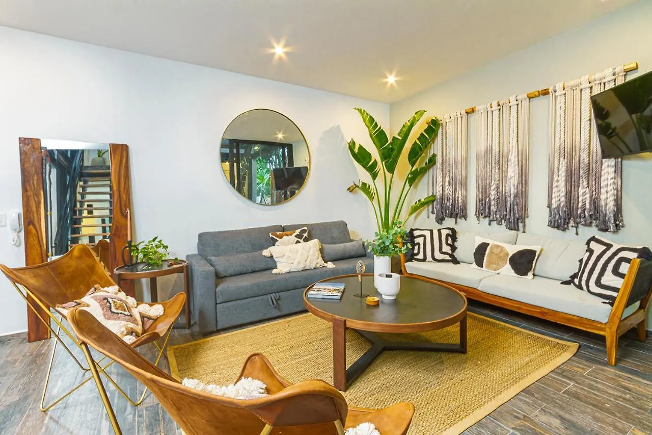 Amazing 3Br & Private Patio With Pool In Mun 32 Tulum别墅 墨西哥